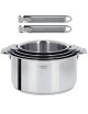 CRISTEL set 4 Casteline Cristel 2 handles - 3 finishes