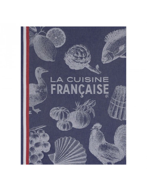 Tablier Rouge La Cuisine Française - Élysée x Le Jacquard Français
