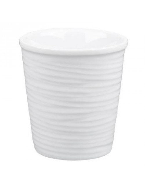 Gobelet expresso Plisséo en porcelaine 9cl
