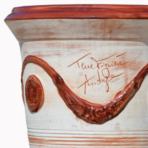 Vase Anduze Terre Figuière Cérusé bordeaux - 4 tailles