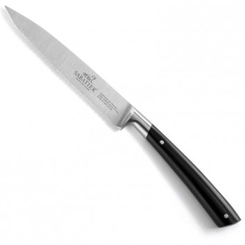Couteau Sabatier Bloc tanga + 5 couteaux owell + ciseaux Lion 666080
