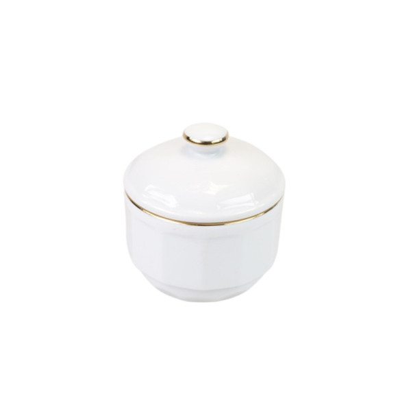Sucrier en porcelaine Apilco Flora - 5 coloris
