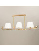 Objet Insolite Suspension Plume Bronze