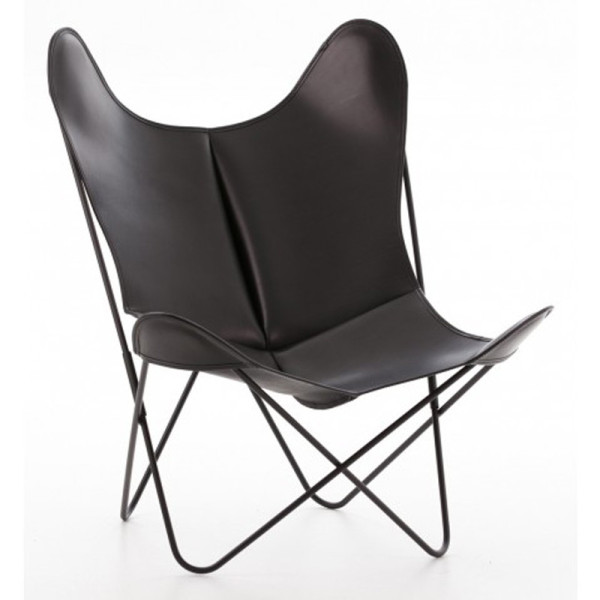 Fauteuil AA cuir Butterfly Airborne - 3 coloris