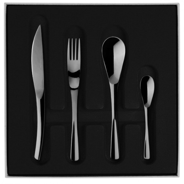 Ecrin 50 couverts XY Black miroir DEGRENNE