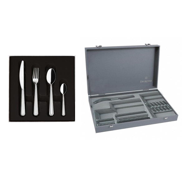 50 place setting Normandy Miroir DEGRENNE