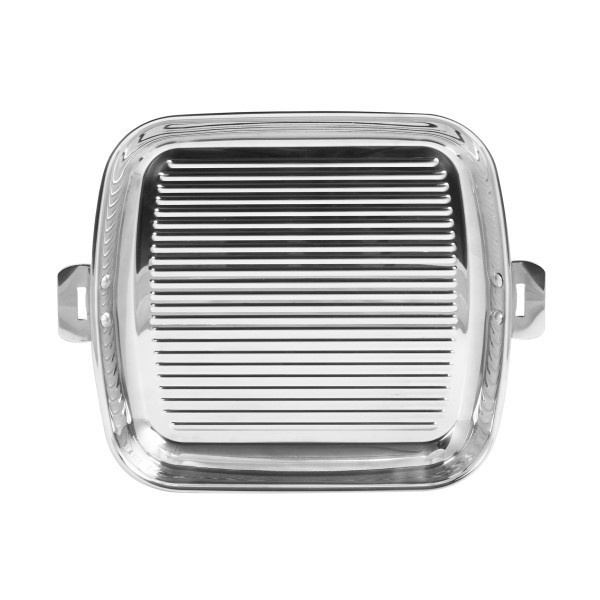 Gril carré Cristel Casteline amovible en inox - 30x30cm