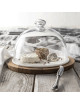 Cloche en verre Degrenne Evento - 3 dimensions