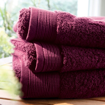 DES Uni bath 21 towel - VOSGES colors BLANC
