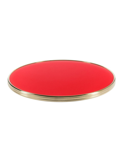 Bistro table with round laminate top - 30 colors 2 sizes 2 finishes