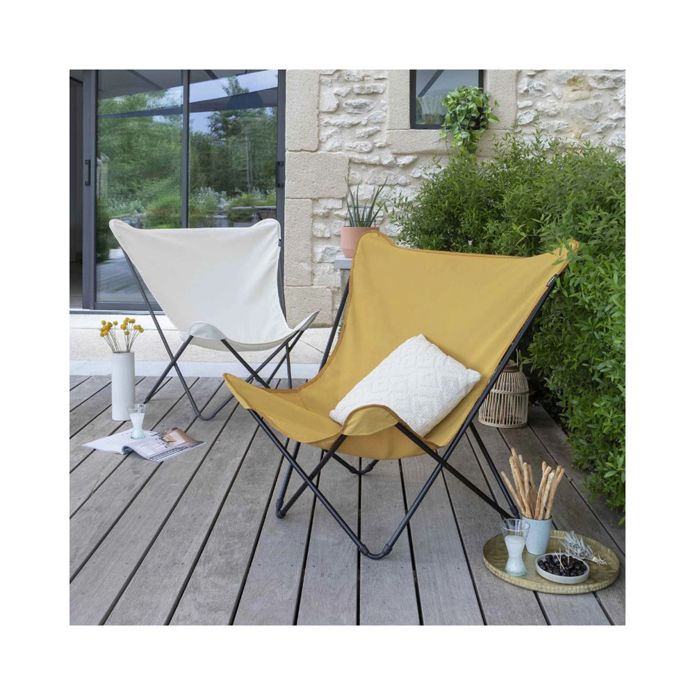 Ron Herman Lafuma Pop Up Chair XL 新品未使用 Lafuma Mobilier Pop Up XL Canvas Folding Chair | AuthenTEAK