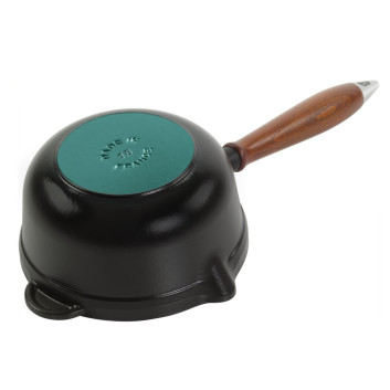Buy Staub Cast Iron Sauce pan with wooden handle