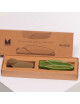 Monochromic ceramic cicada soap dish - 2 colors