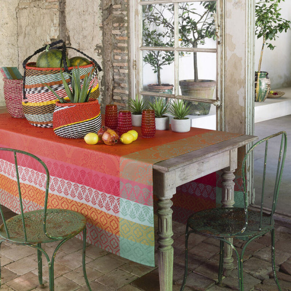 Le Jacquard Français Bastide Cotton Coated Tablecloth - 2 colors