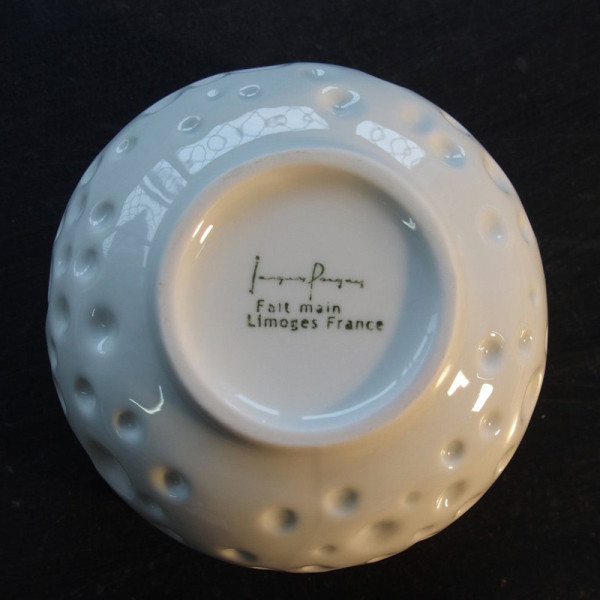 6 bols Corail porcelaine Jacques Pergay - 3 tailles
