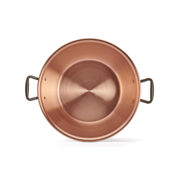 Bassine à confiture De Buyer en cuivre massif 40cm