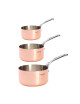 DE BUYER Inocuivre 3-Piece Saucepan Set