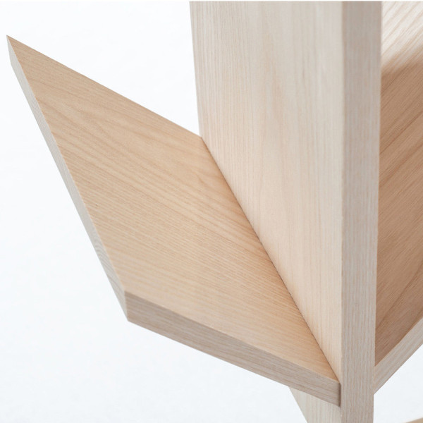 Drugeot Manufacture Pêcheur bookcase in solid oak