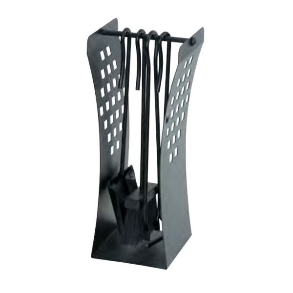 REIGNOUX black fireplace set h.43cm