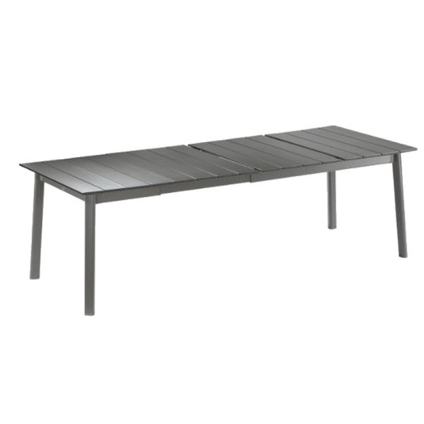 LAFUMA MOBILIER ORON extendable dining table in aluminium Titane - 2 sizes