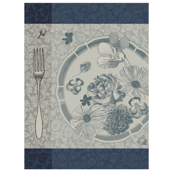 Torchon LE JACQUARD FRANCAIS Fleurs à Croquer en coton - 3 coloris