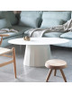 MATIERE GRISE Oval coffee table Ankara steel - 39 colors