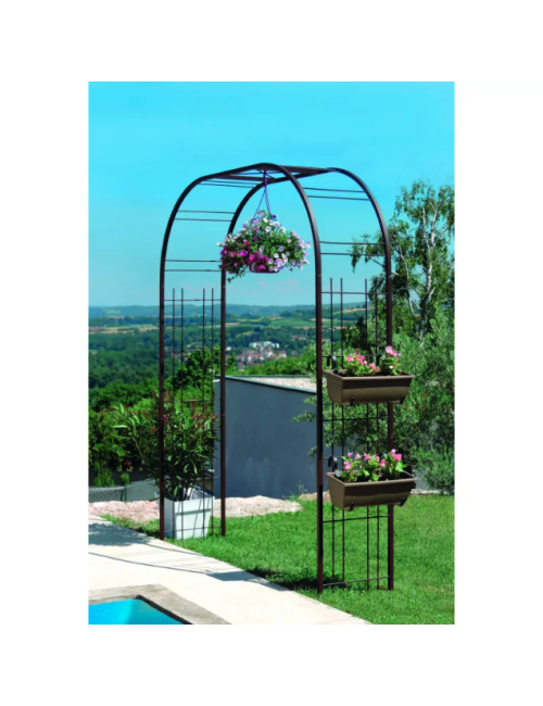 Arche de jardin long treillage Louis Moulin