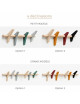 Drugeot Manufacture Hirondelle Coat Hook solid oak - 2 sizes 2 colors 2 finishes