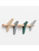 Drugeot Manufacture Hirondelle Coat Hook solid oak - 2 sizes 2 colors 2 finishes