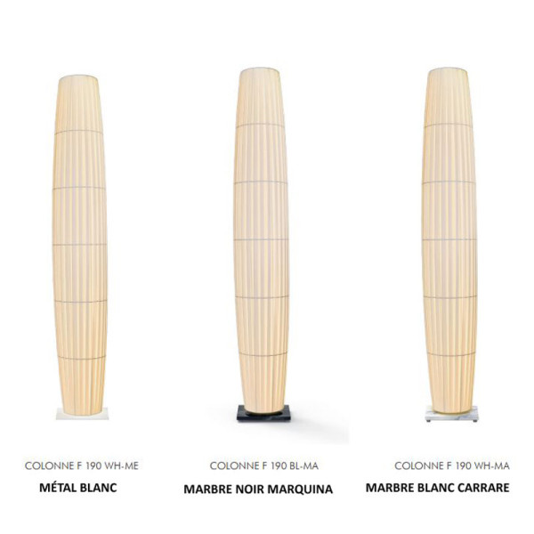 Lampadaire Colonne Dix Heures Dix - 3 finitions