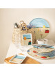 DEGRENNE Box of 4 dessert plates Destination sea 23cm