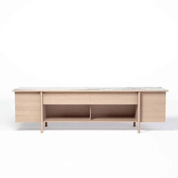 Dasras Stilt Buffet TV unit oak or walnut wood - 10 finishes