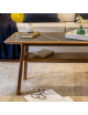 Dasras H Coffee table ceramic wood oak or walnut - 10 finishes 4 sizes