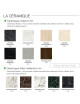 Dasras Clarté Rectangular coffee table ceramic wood oak or walnut - 10 finishes 2 sizes 2 models