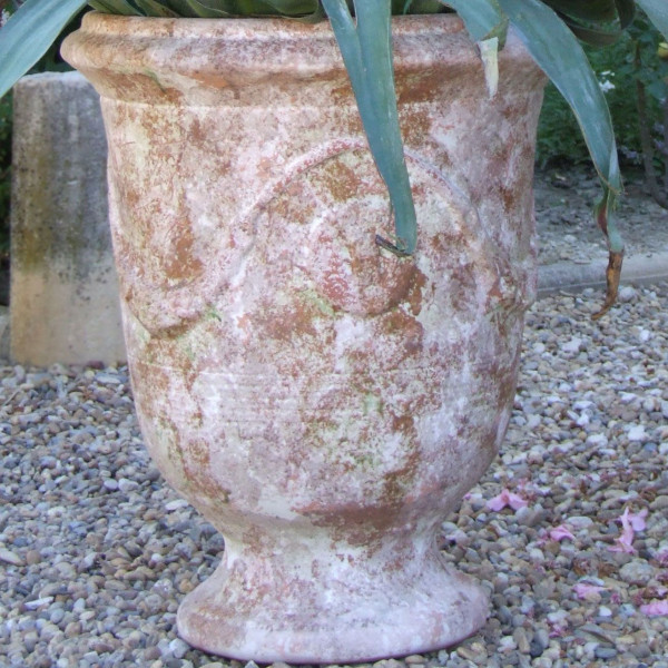 Patinated Anduze Planter