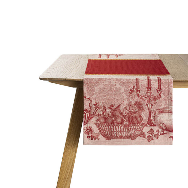 LE JACQUARD FRANCAIS Festin cotton table runner - 2 colors