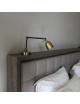CASADISAGNE Brass wall light AL71 black and gold