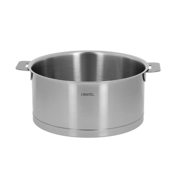 Faitout Cristel Strate en inox amovible - 2 tailles