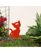 Figurine à piquer LOUIS MOULIN en acier décoration jardin - 6 modèles