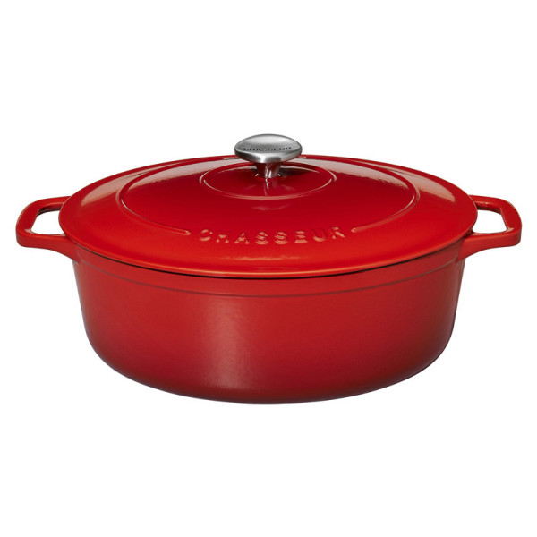 CHASSEUR Oval Cast Iron Cocotte Dish 29cm - 6 Colors