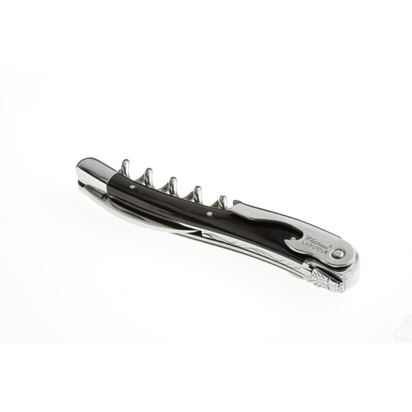 Chateau Laguiole Classic Collection Black Horn Sommelier Knife