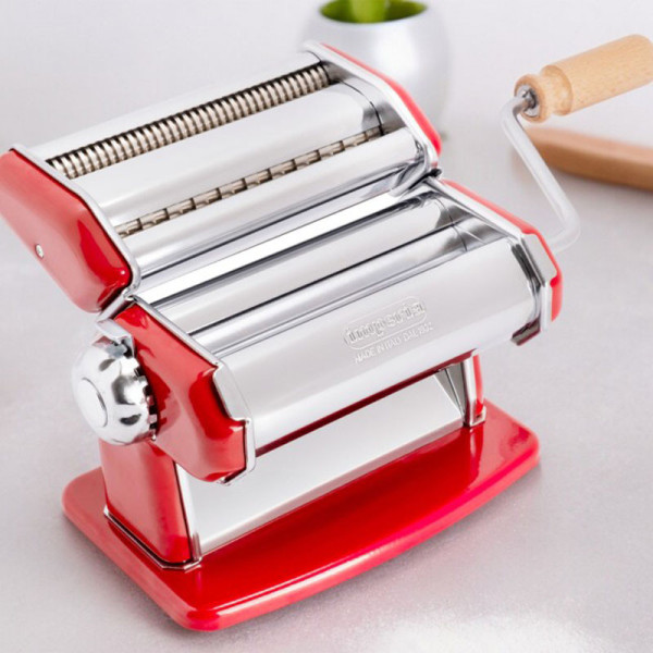 CRISTEL La Rossa IMPERIA Manual Pasta Machine in Stainless Steel