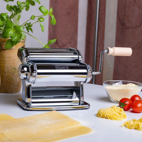 CRISTEL Classica Ruvida IMPERIA Manual Pasta Machine in Stainless Steel