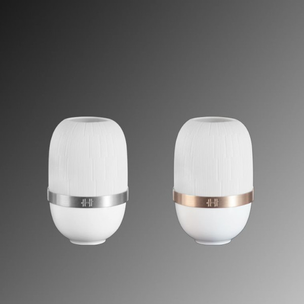 Photophores Haviland porcelaine Infini Diamant - 2 coloris 3 tailles