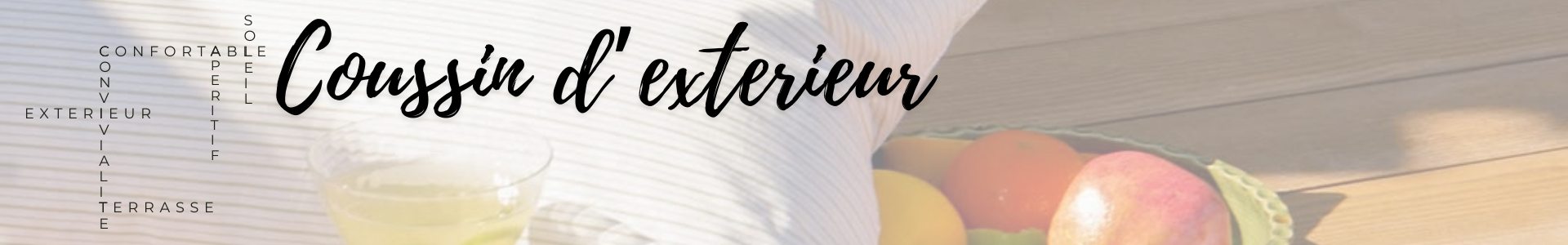 Coussin d'extérieur pour professionnels (CHR...) - Made in France | Comptoir des industries