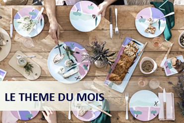 Art de la table vaisselle Degrenne Deshoulières La Rochère fabriquée en France